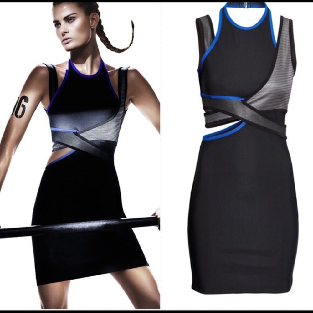 Alexander Wang + H&M Scuba Cutout Dress Size 12